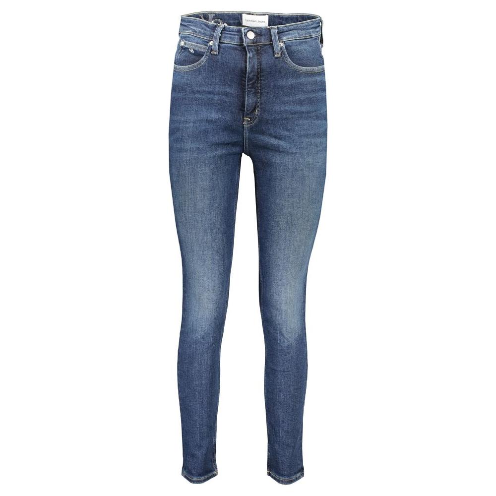 Calvin Klein Blue Cotton Jeans & Pant