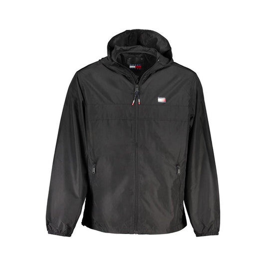 Tommy Hilfiger Black Polyester Jacket Tommy Hilfiger