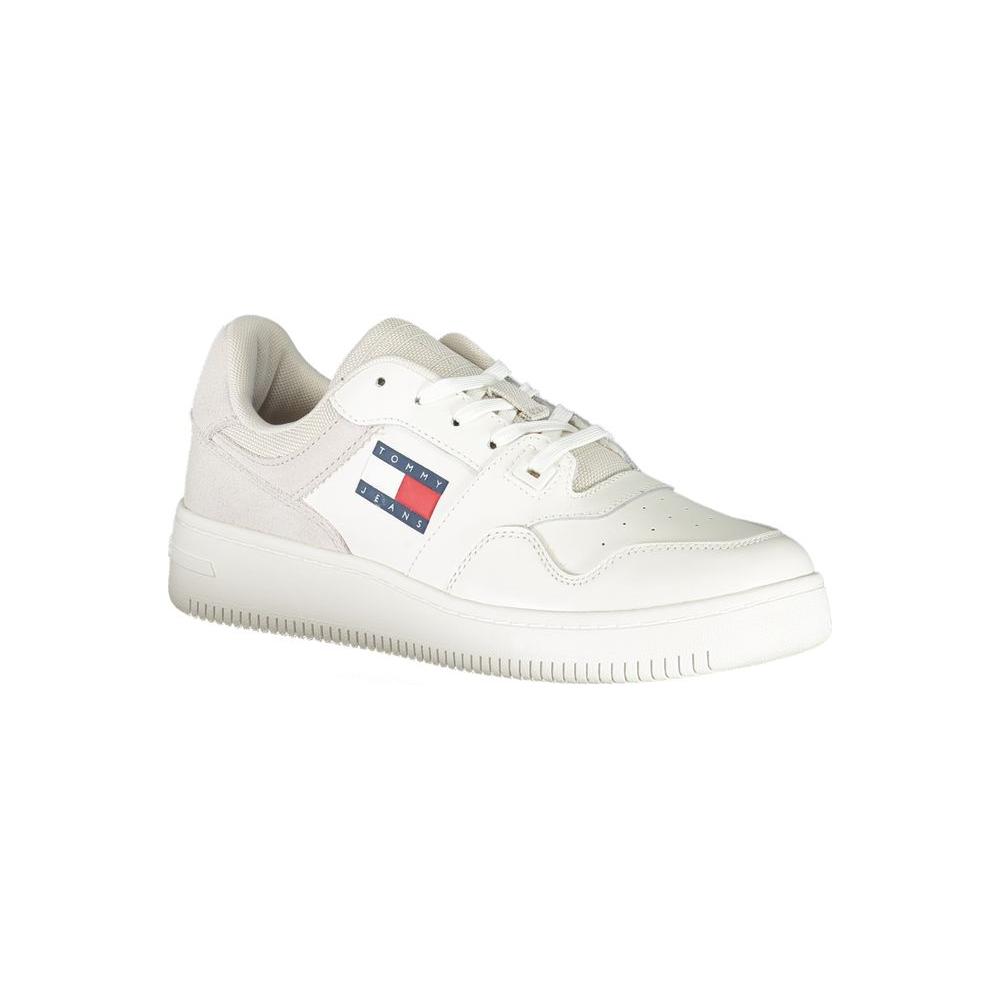 Tommy Hilfiger White Polyester Sneaker