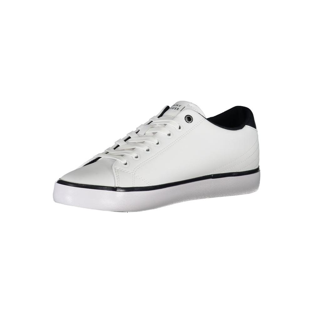 Tommy Hilfiger White Polyester Sneaker