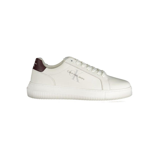 Calvin Klein White Polyester Sneaker