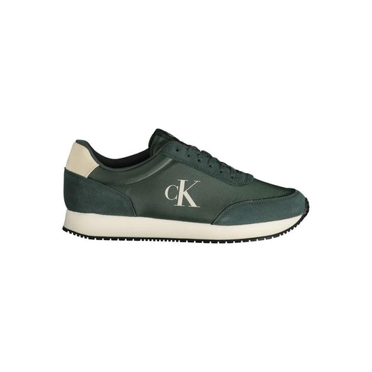 Calvin Klein Green Polyester Men Sneaker