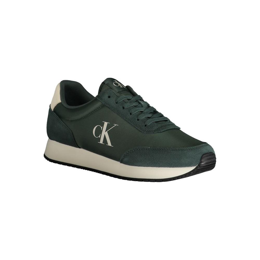 Calvin Klein Green Polyester Men Sneaker