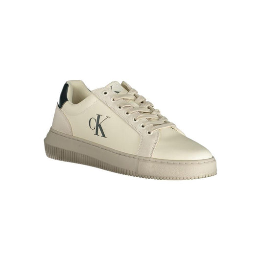 Calvin Klein White Polyester Sneaker Calvin Klein