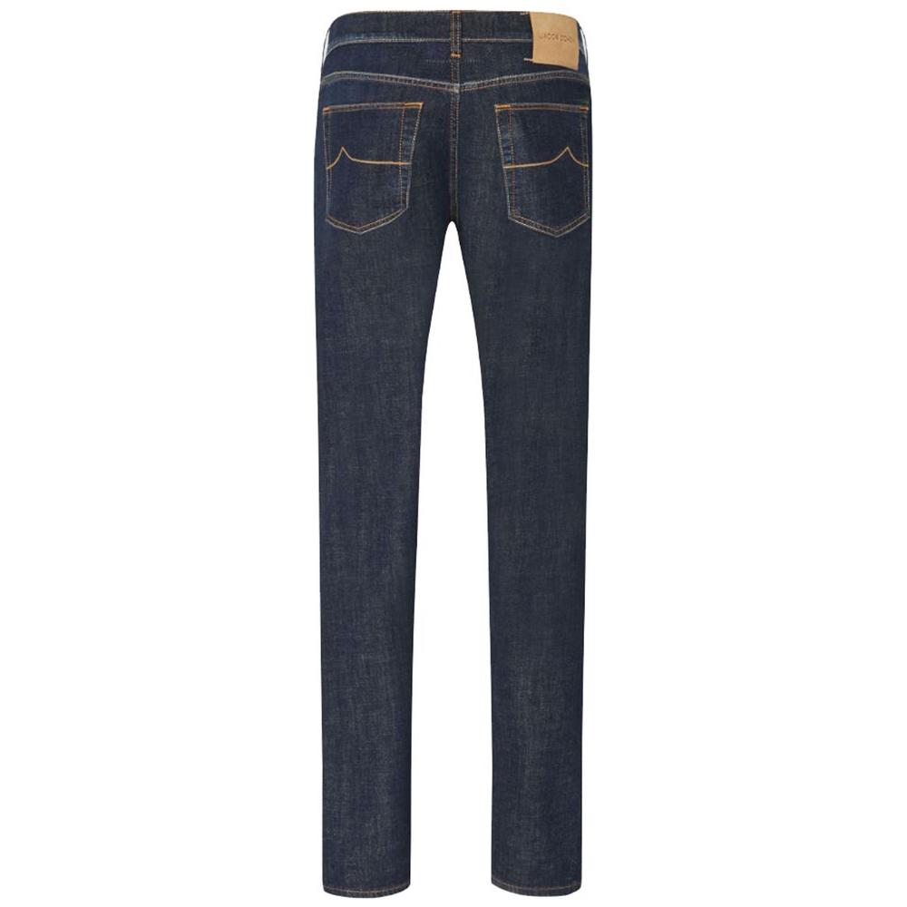 Jacob Cohen Blue Cotton Jeans & Pant