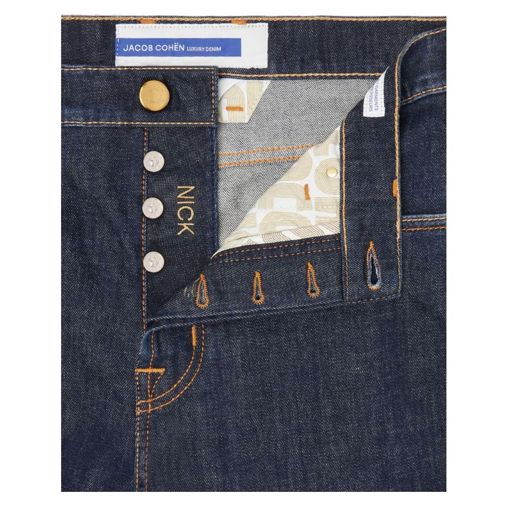 Jacob Cohen Blue Cotton Jeans & Pant