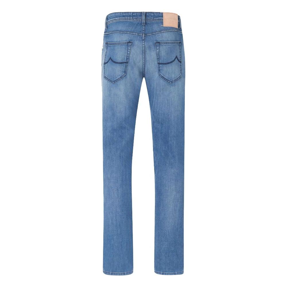 Jacob Cohen Light Blue Cotton Jeans & Pant