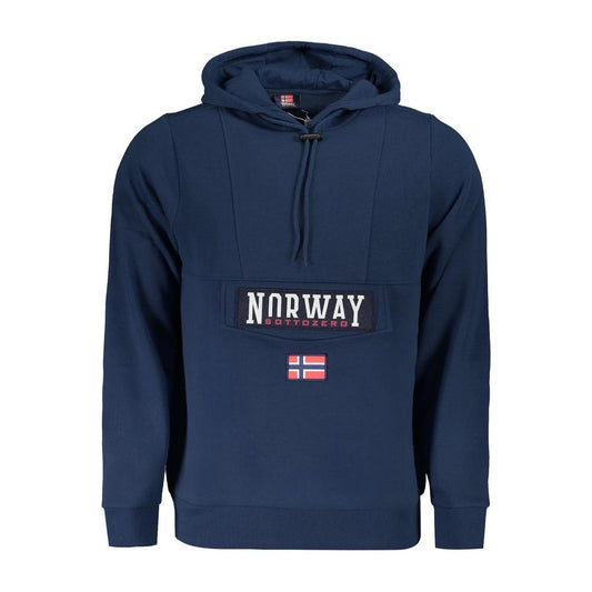 Norway 1963 Blue Cotton Men Sweater Norway 1963