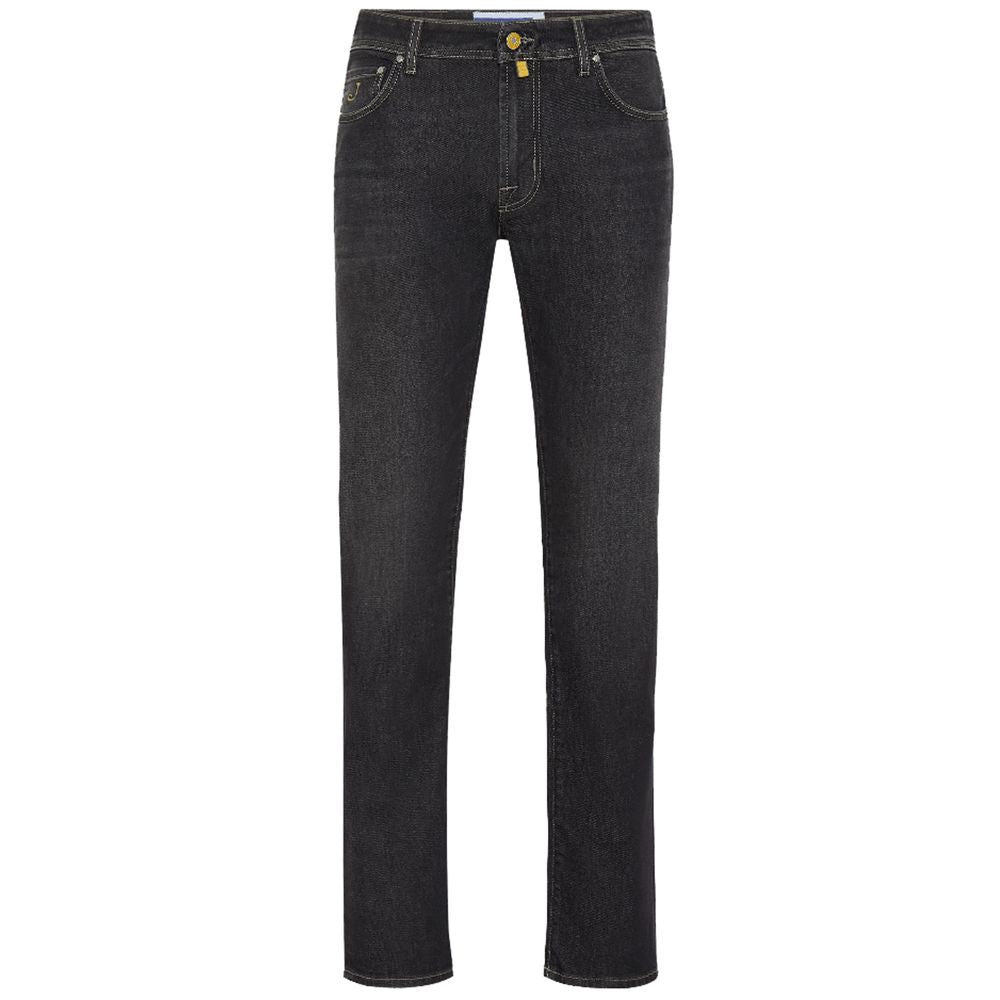 Jacob Cohen Black Cotton Jeans & Pant