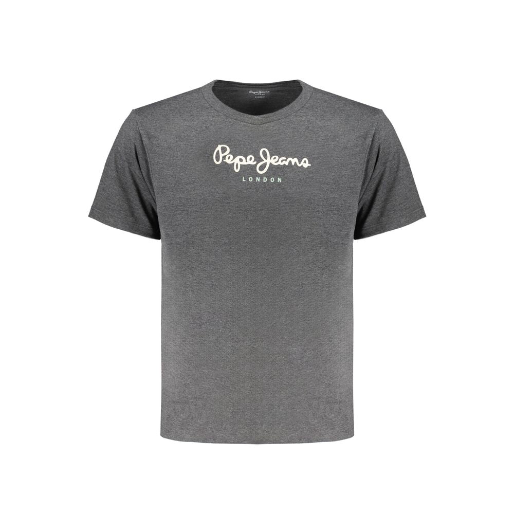 Pepe Jeans Gray Cotton Men T-Shirt