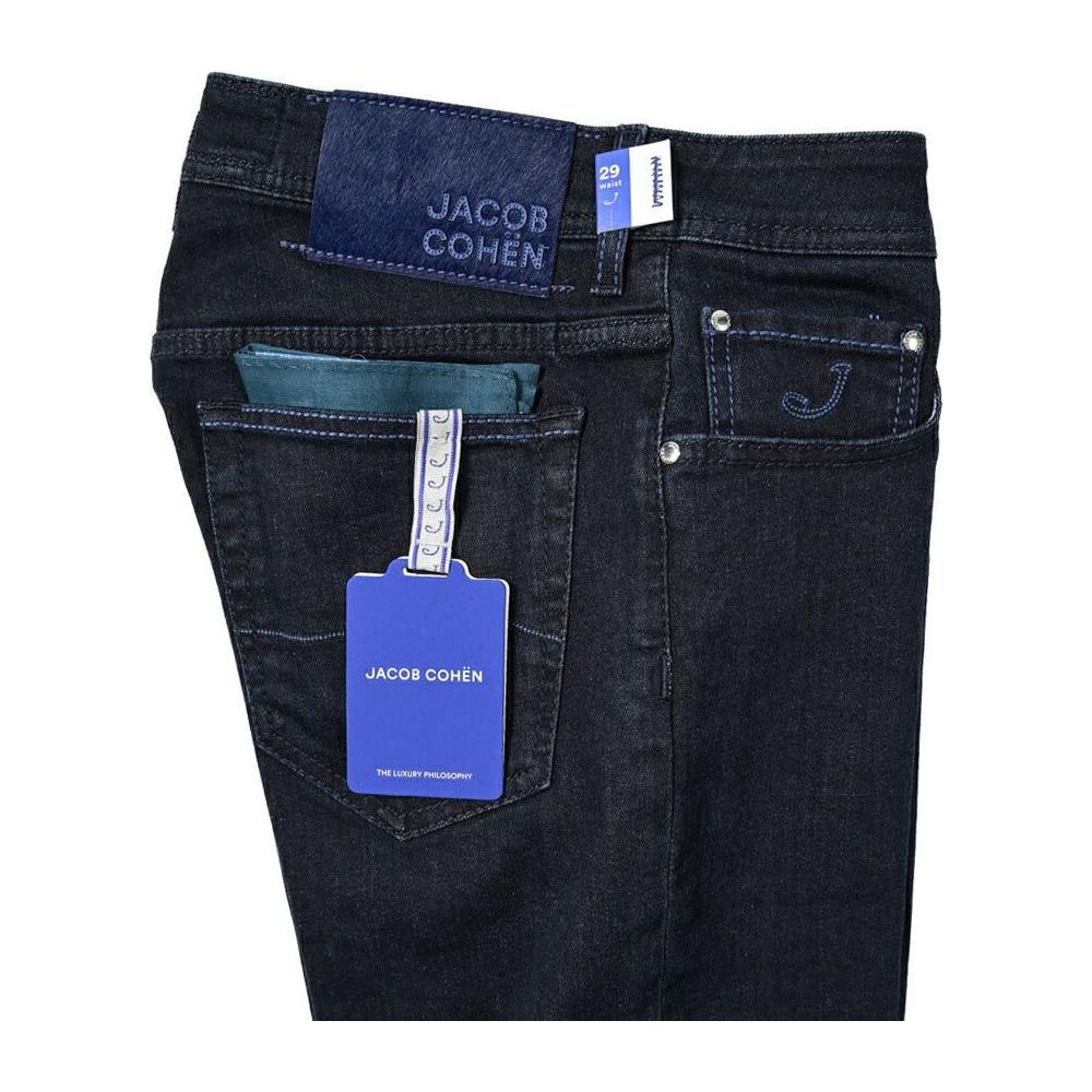 Jacob Cohen Blue Cotton Jeans & Pant