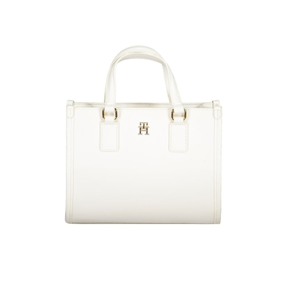 Tommy Hilfiger White Polyethylene Handbag