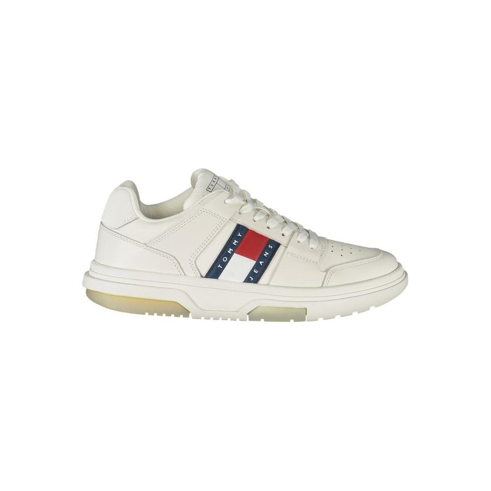 Tommy Hilfiger White Leather Women Sneaker