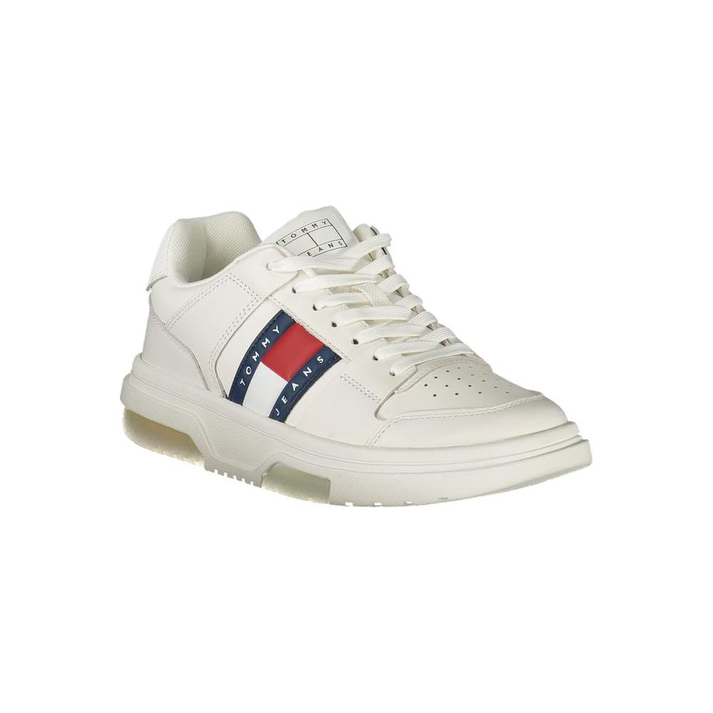 Tommy Hilfiger White Leather Women Sneaker