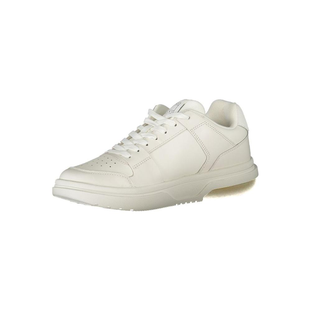 Tommy Hilfiger White Leather Women Sneaker Tommy Hilfiger