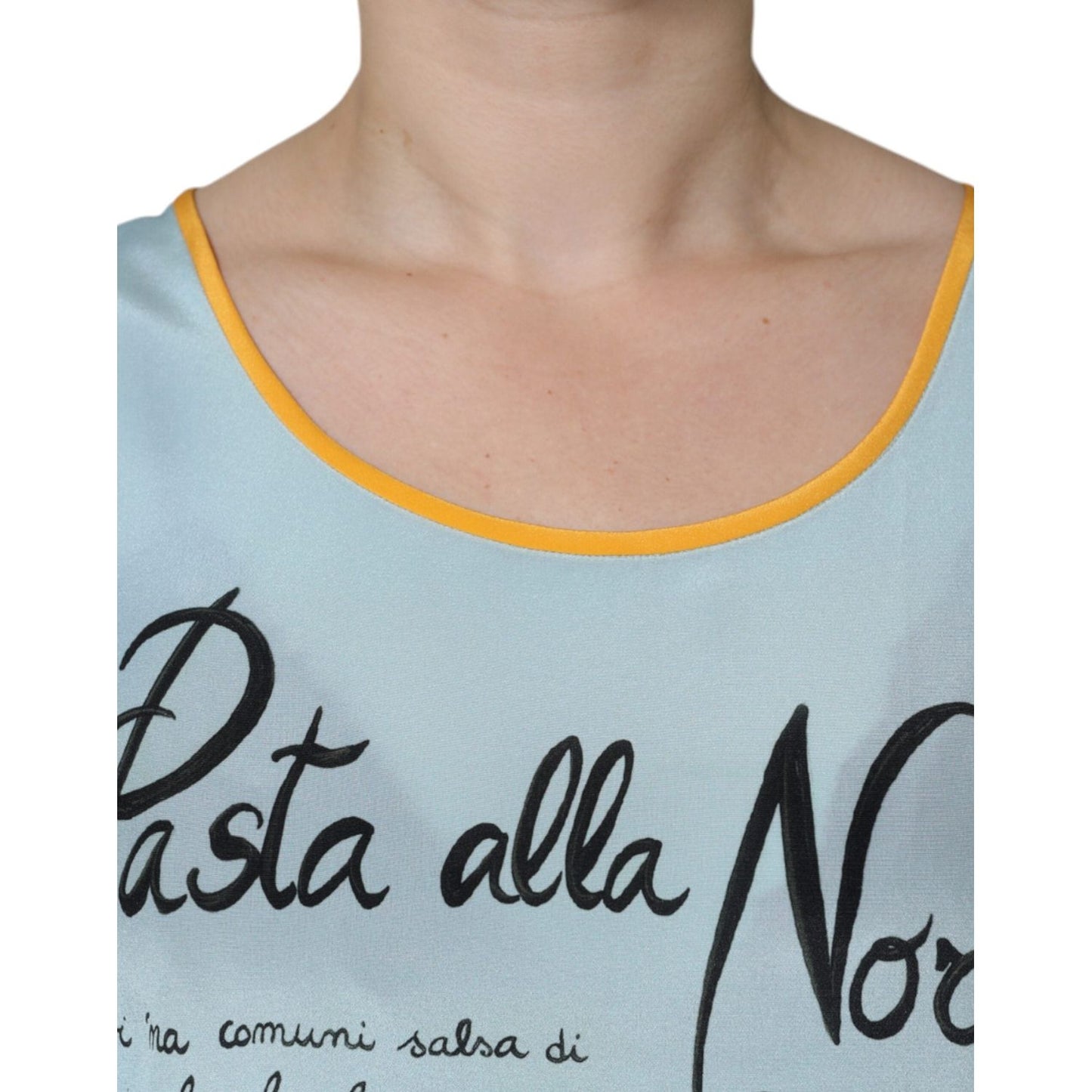 Dolce & Gabbana Multicolor Pasta Alla Norma Print Tank Top Dolce & Gabbana