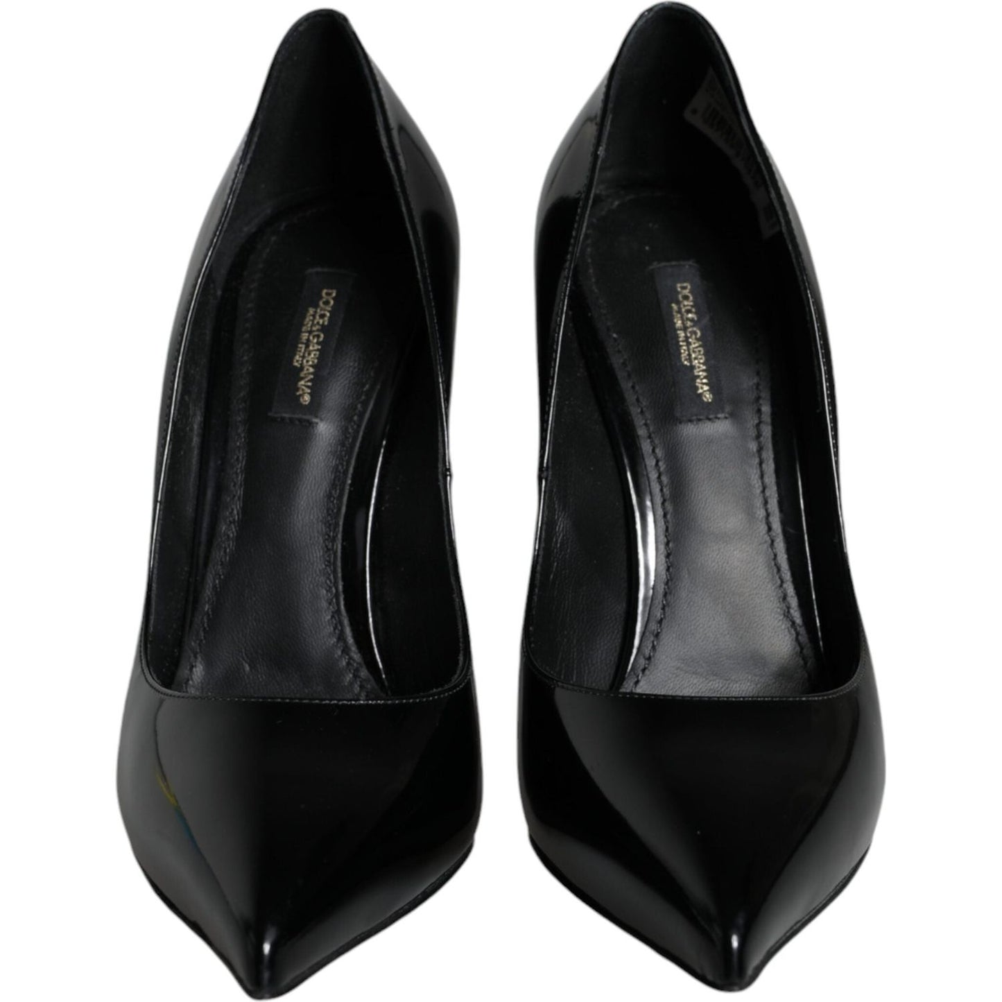 Dolce & Gabbana Black Patent Leather KATE Heels Pumps Shoes Dolce & Gabbana