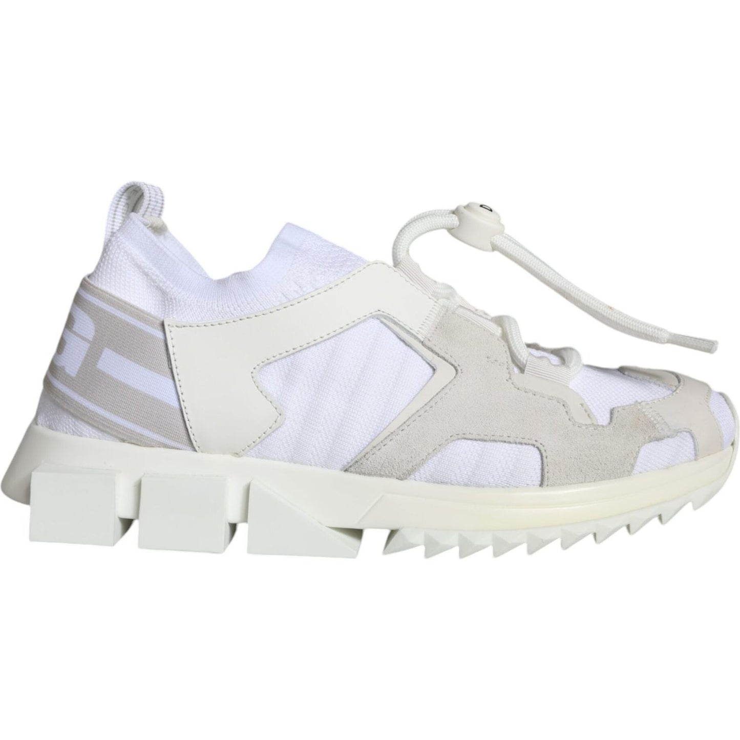 Dolce & Gabbana White Mesh Sorrento Trekking Sneakers Shoes Dolce & Gabbana