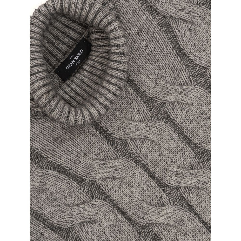 Gran Sasso Gray Cashemere Sweater