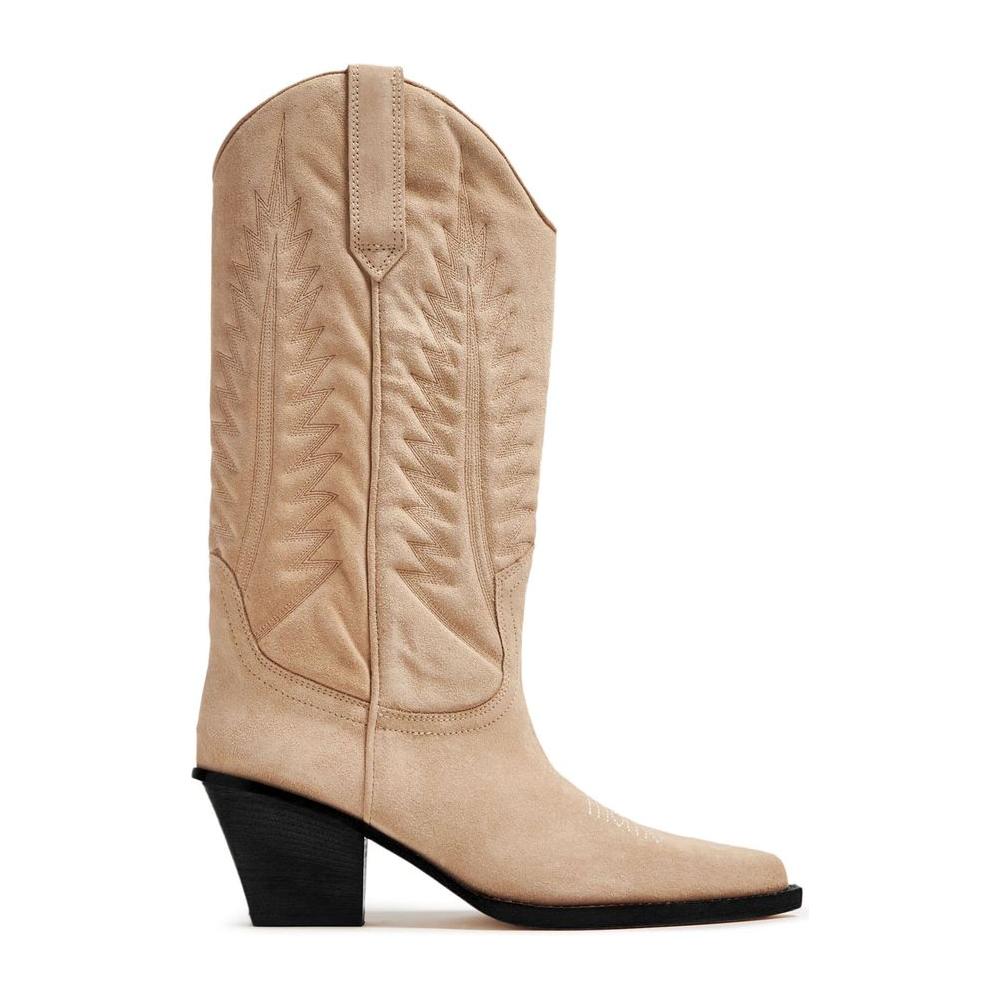 Paris Texas Beige Leather Boot Paris Texas