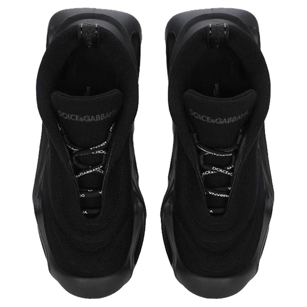 Dolce & Gabbana Black Polyester Sneaker Dolce & Gabbana