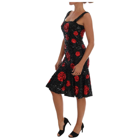 Dolce & Gabbana Elegant Polka Dotted Shift Dress Dolce & Gabbana