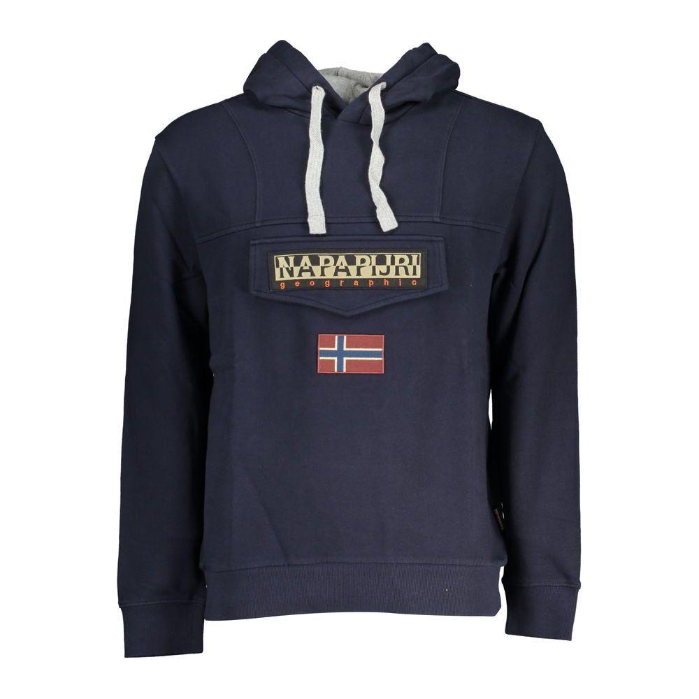 Napapijri Blue Cotton Sweater Napapijri