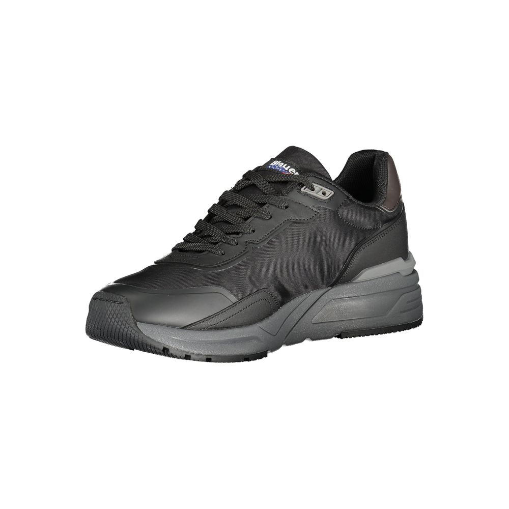 Blauer Black Polyester Sneaker Blauer