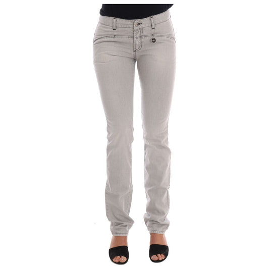 Costume National Sophisticated Gray Super Slim Jeans Costume National