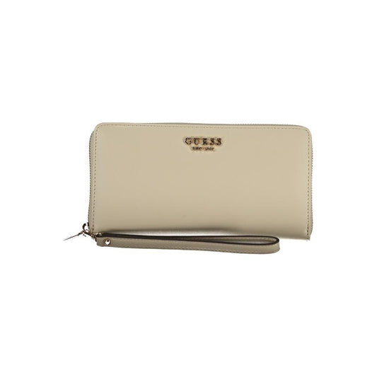 Guess Jeans Beige Polyethylene Wallet Guess Jeans