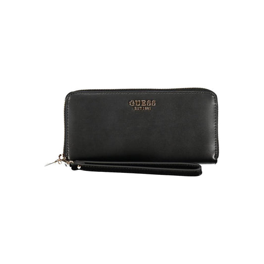 Guess Jeans Black Polyethylene Wallet Guess Jeans