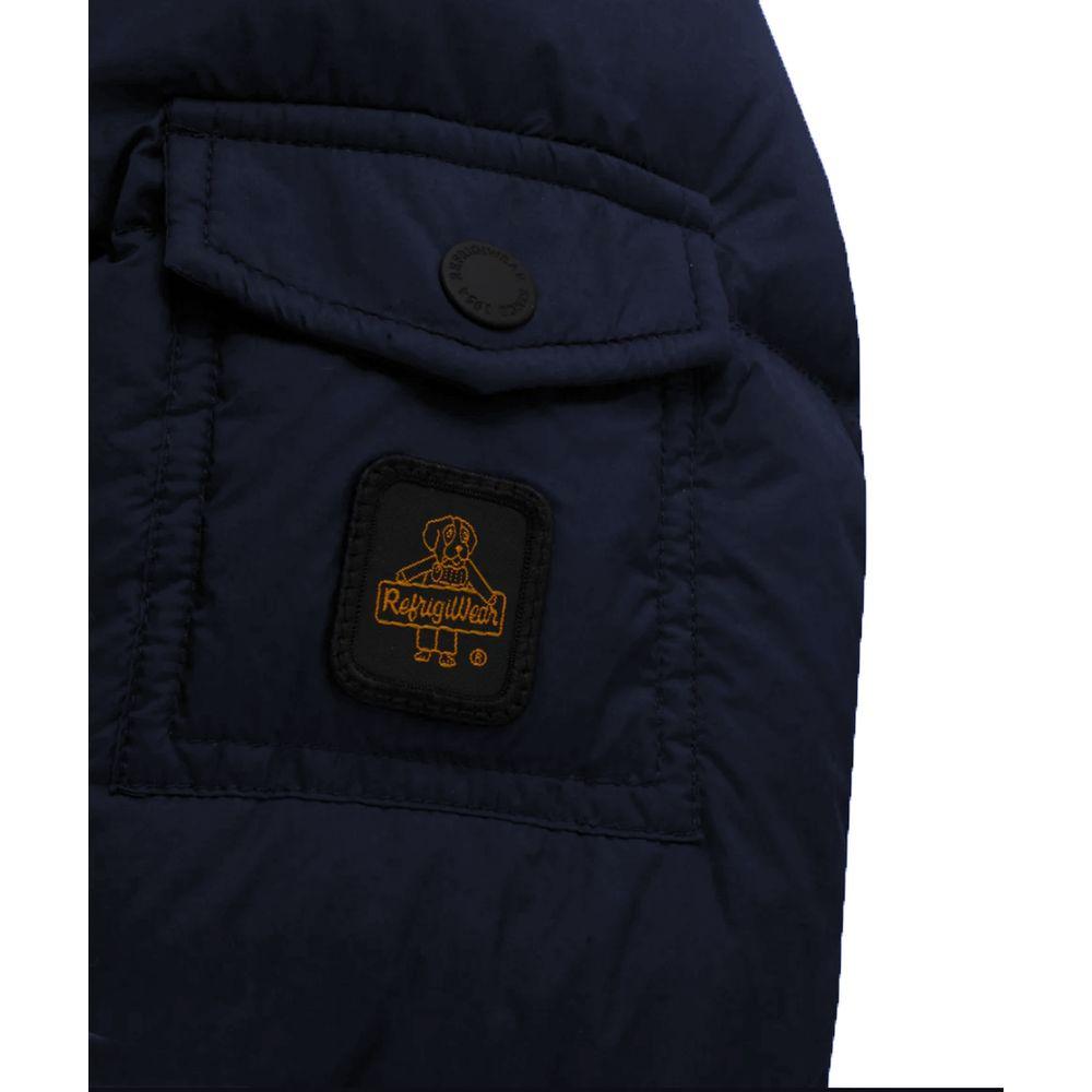 Refrigiwear Blue Polyester Jackets & Coat Refrigiwear