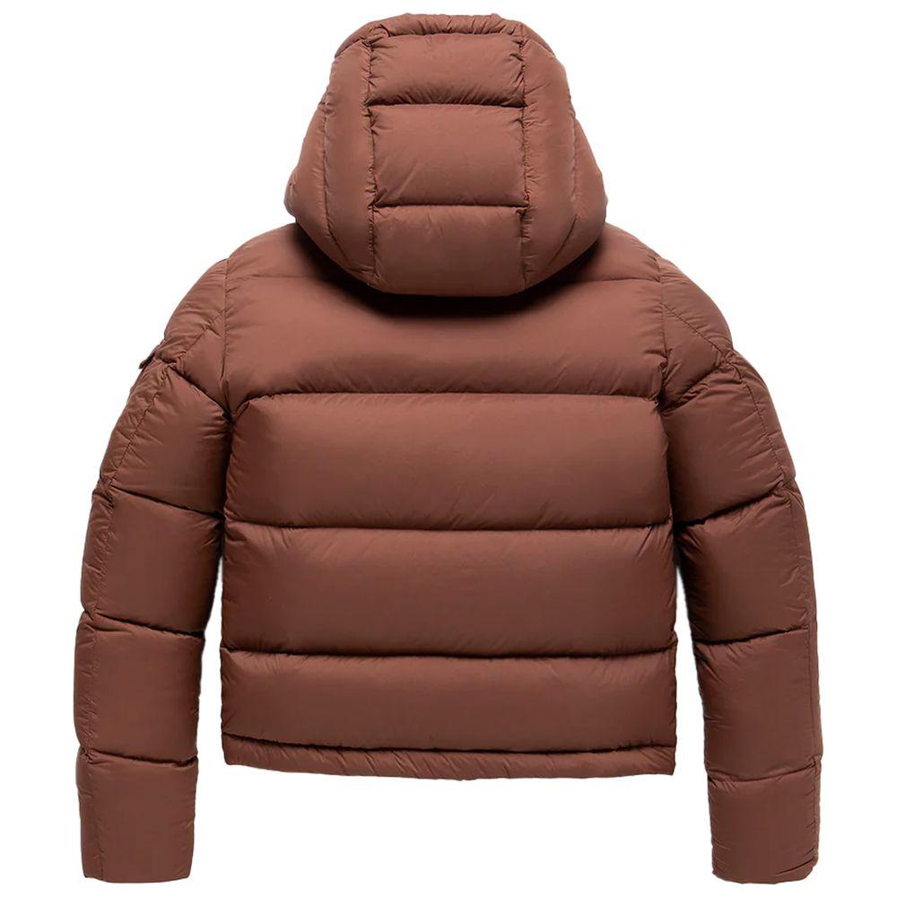 Refrigiwear Brown Polyester Jackets & Coat Refrigiwear