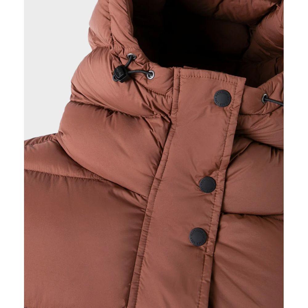 Refrigiwear Brown Polyester Jackets & Coat Refrigiwear