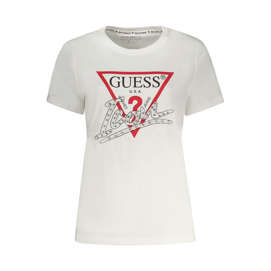 Guess Jeans Light Blue Cotton Tops & T-Shirt