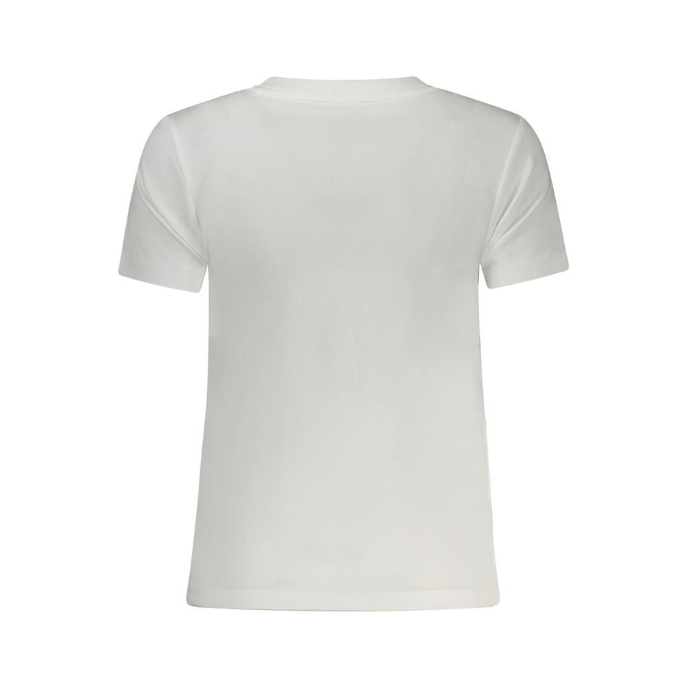 Guess Jeans White Cotton Tops & T-Shirt Guess Jeans