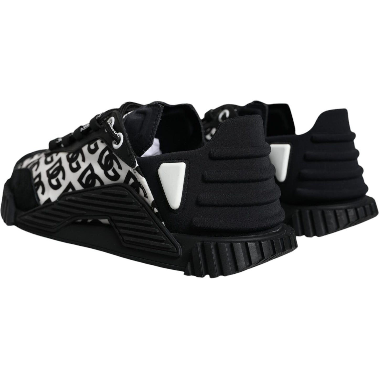 Dolce & Gabbana Black Logo Lace Up Low Top NS1 Sneakers Shoes Dolce & Gabbana