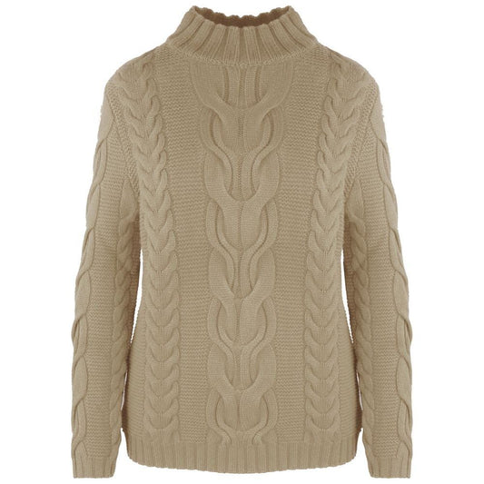 Malo Brown Wool Sweater Malo