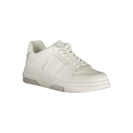 Tommy Hilfiger White Polyester Sneaker Tommy Hilfiger