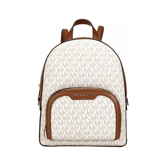 Michael Kors Jaycee Medium Vanilla Signature Backpack Michael Kors