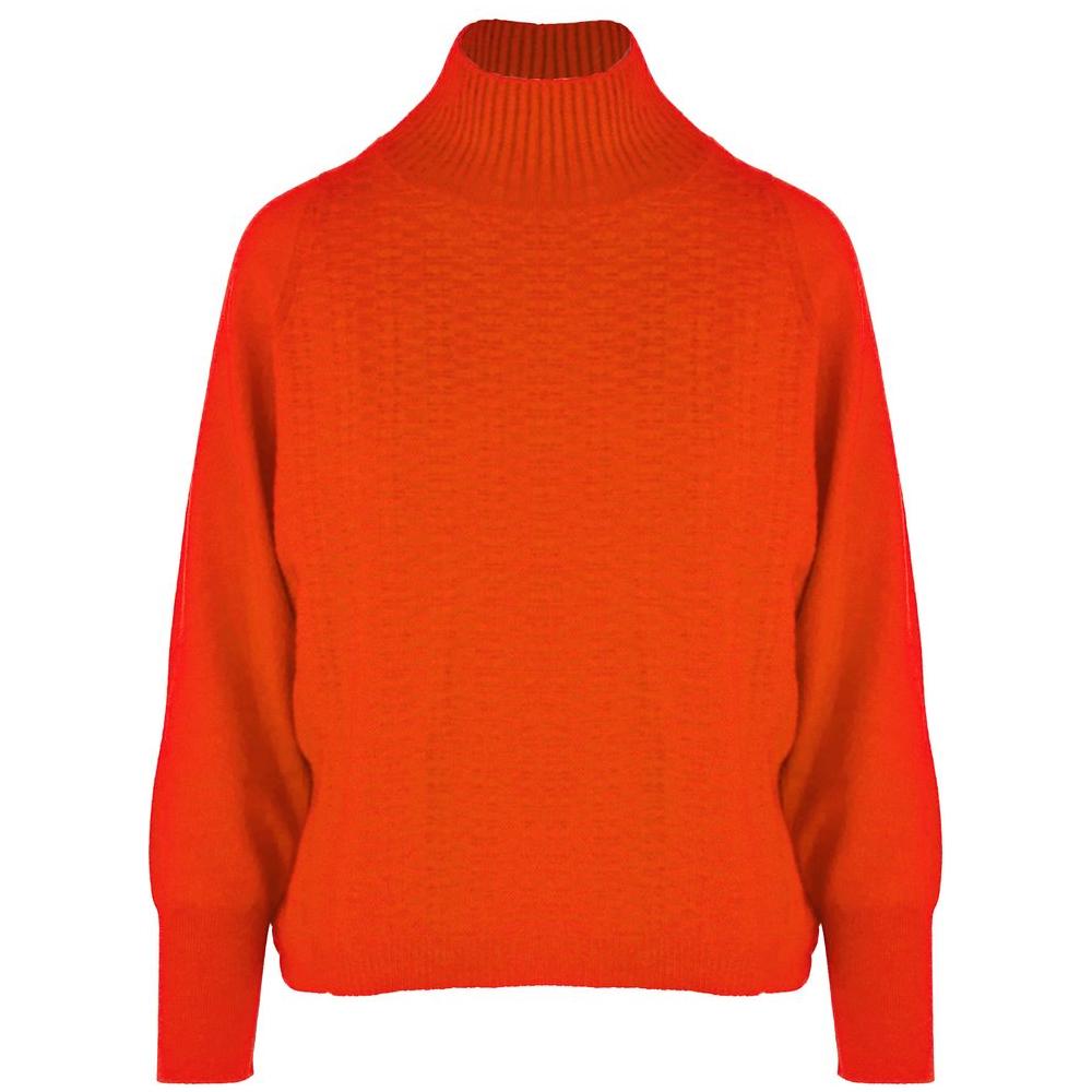 Malo Orange Cashmere Sweater Malo