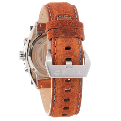 Timberland Brown Leather Sport Watch