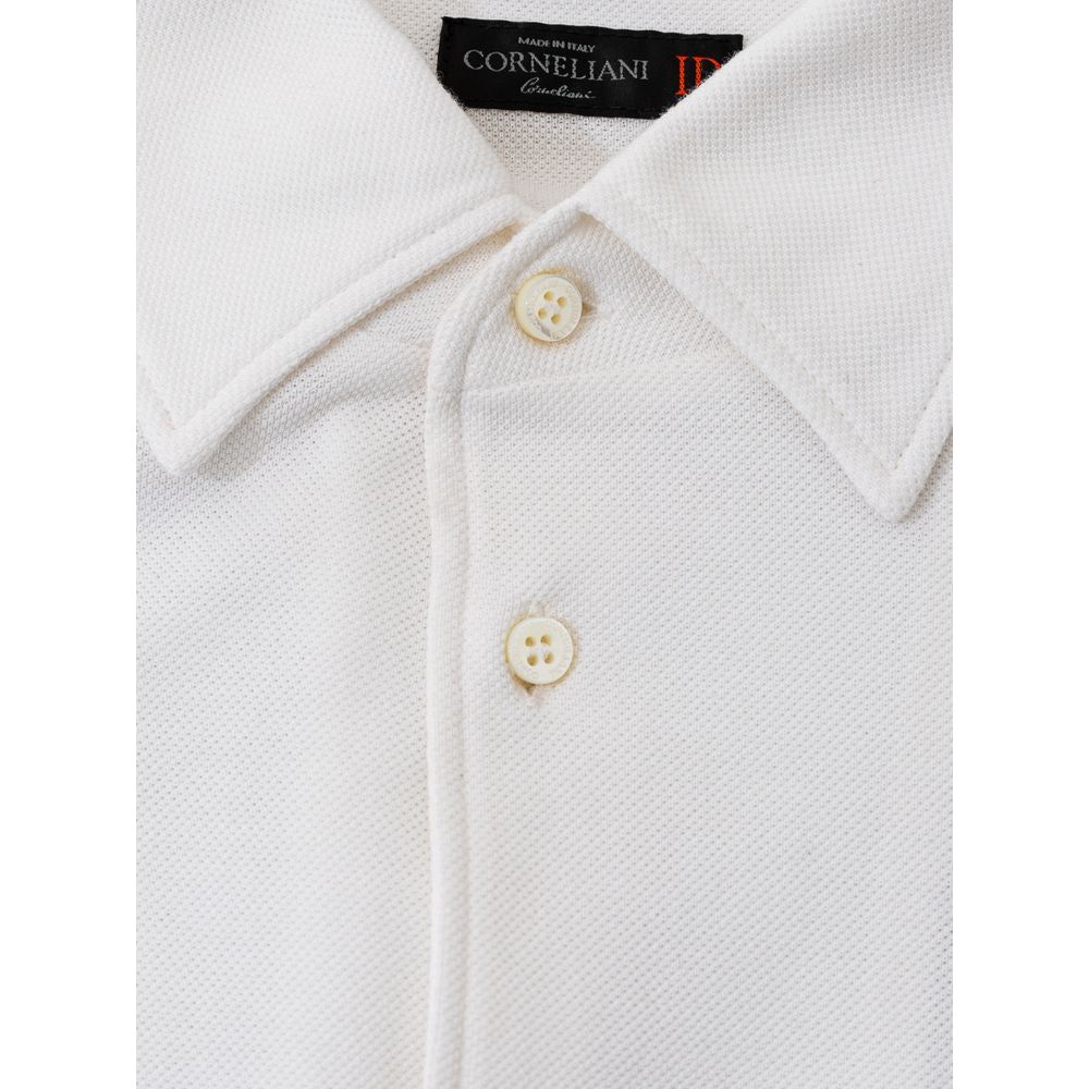 Corneliani White Cotton Shirt Corneliani