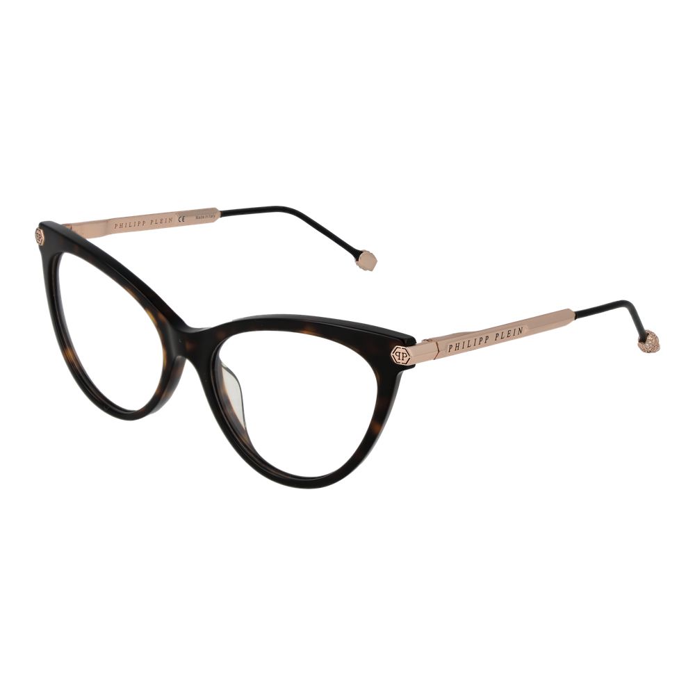 Philipp Plein Brown Cellulose Acetate Glasses (Frames)