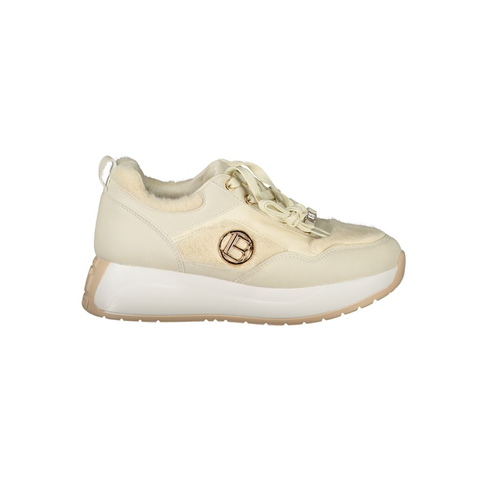 Laura Biagiotti Beige Polyethylene Sneaker Laura Biagiotti