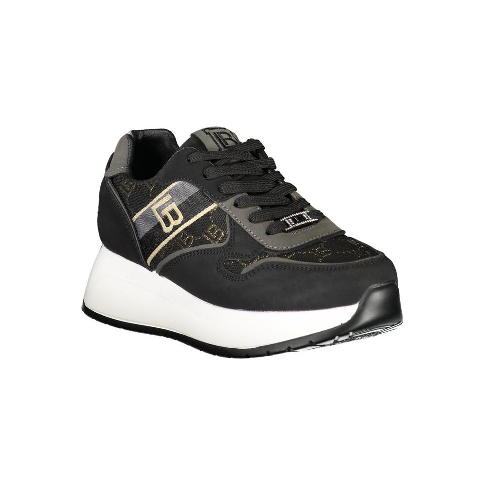 Laura Biagiotti Black Polyester Sneaker Laura Biagiotti