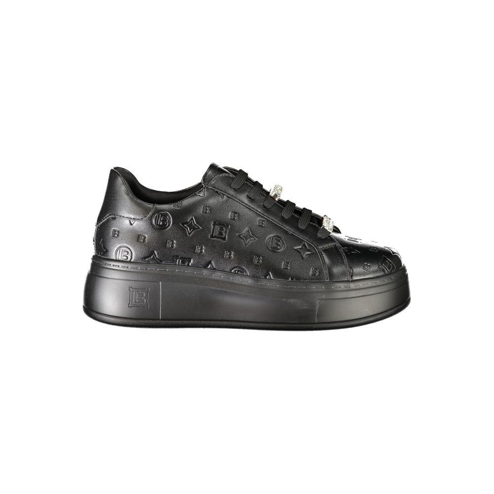 Laura Biagiotti Black Polyester Sneaker Laura Biagiotti