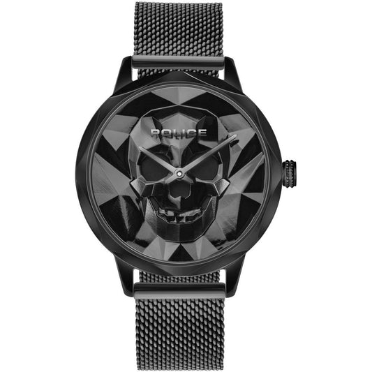 Police Black Stainless Steel Watch Police