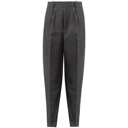 Dior Gray Wool Vergine Men Trousers Dior