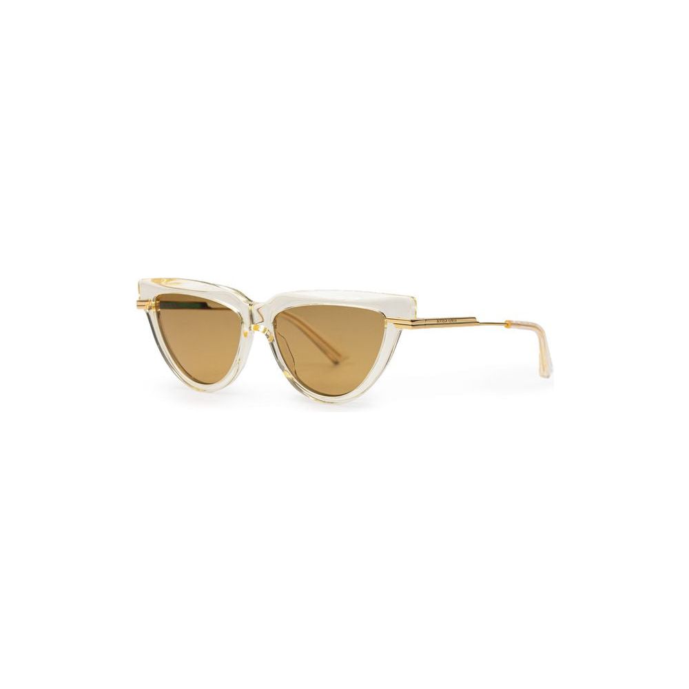 Bottega Veneta Beige Acetate Sunglasses Bottega Veneta